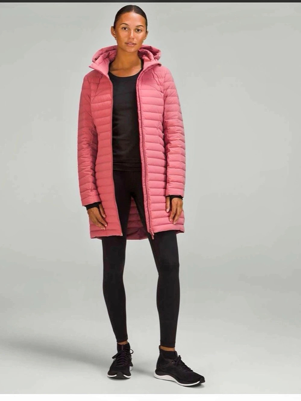 Lululemon Pack it Down Long Jacket Brier Rose - 6